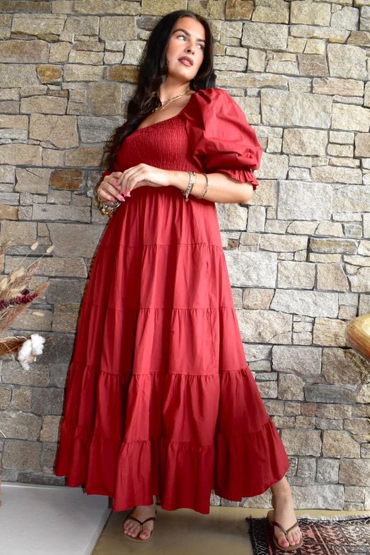 Paloma Darling Dress Sangria